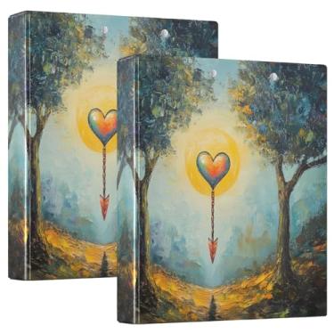 Imagem de Pacote com 2 fichários pequenos com prancheta e material escolar universitário, 3 argolas com prancheta e bolsos