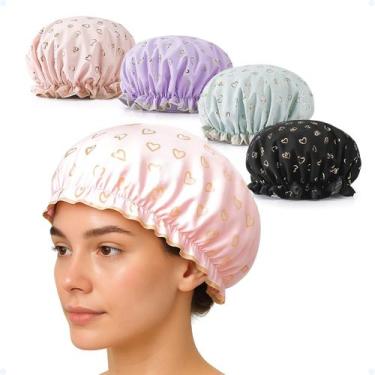 Imagem de Touca Banho Impermeável Para Cabelo Antifrizz Conforto Luxo - Hxt