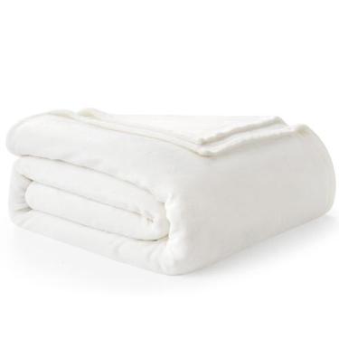 Imagem de Cobertor Hansleep Fleece White King 230x275cm Super Soft