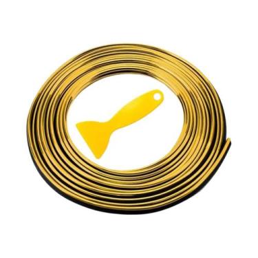 Imagem de Fita Decorativa Vermelha Eletroplated Para Carro 5M Flexível DIY Decor