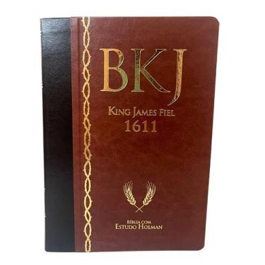 Imagem de Bíblia Sagrada BKJ 1611 King James Grande Fiel com Estudo Holman ACF L