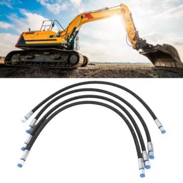 Imagem de Estink Válvula Diverter de Três Vias, Válvula de Controle de Fluxo Hidráulico de Alto Desempenho para Mini Escavadeira Chinesa de 1 a 2 Toneladas Com Mangueiras Flexíveis de 31