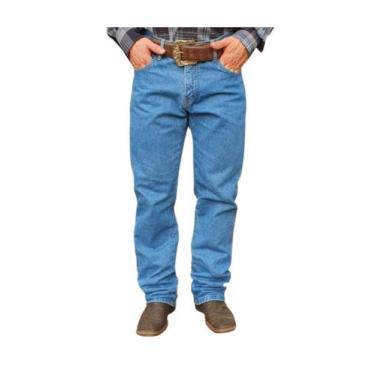 Imagem de Kit 3 Calças Jeans Masculina Country Rodeio  tecido Grosso  Estilo Cow