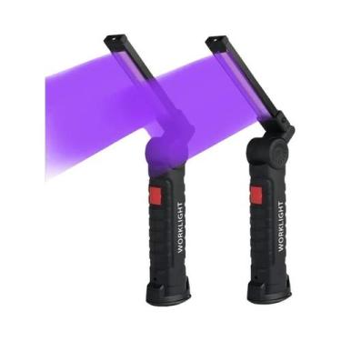 Imagem de Lanterna De Luz Negra 395NM UV 5 Modos Recarregável Por USB Lanterna D