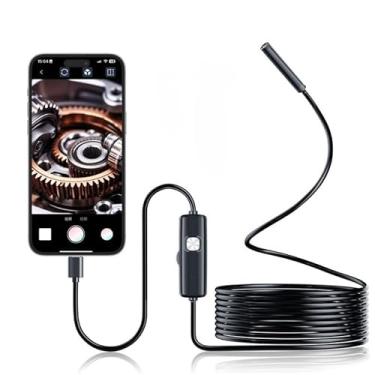 Imagem de Câmera de endoscópio, lente única, endoscópio de alta definição, adequado para ferramentas de inspeção de endoscópio tipo C (3,5 m)