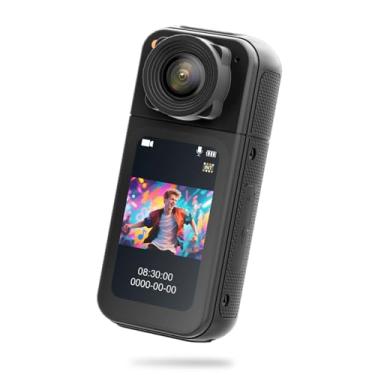 Imagem de VBESTLIFE Mini Câmera de Ação 1080P, Câmera Esportiva de Polegar, de Peito POV Vestível, para Corrida, Ciclismo, Caminhada, Aventuras Ao Ar Livre (Preto)