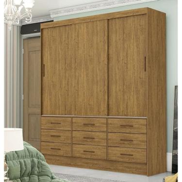 Imagem de Guarda Roupa Sevilha 3 Portas sem Espelho Cinamomo - Carioca