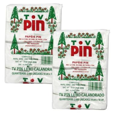 Imagem de Guardanapo TV Papeis Pin Para mesa 4000 Folhas Macio Kits na Web