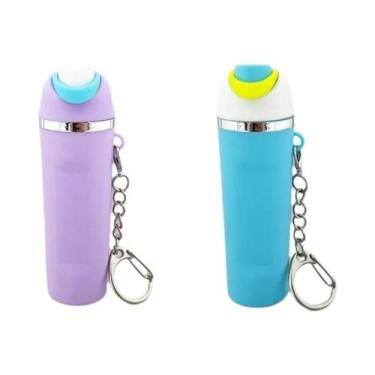 Imagem de Chaveiro Mini Garrafa De Água Fofa Para Protetor Labial, Mochila, Copo