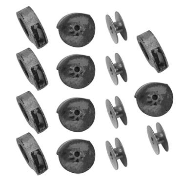 Imagem de AMONIDA Suporte de Bobina de Transporte Conjunto de Peças de Máquinas de Reparo de Sapatos Duráveis ​​para Máquina de Remendar Sapatos Com Manivela Manual Caixas de Bobina para Reparar 5 Conjuntos para Loja de Sapateiros