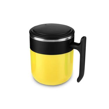 Imagem de Caneca 300ml de Plástico E Aço Inox Interno C/ Tampa-Unissex