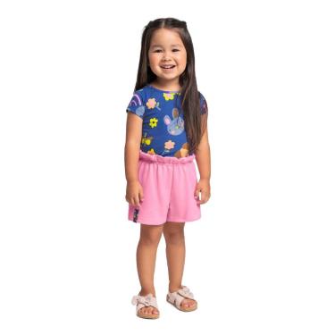 Imagem de Conjunto Infantil Blusa e Short Bee Loop-Feminino