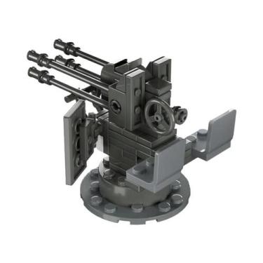 Imagem de Modelo De Arma De Artifício Antiaéreo Da Segunda Guerra Mundial, Bloco