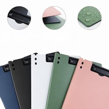 Imagem de Pasta Catálogo A4 com Capa Dura para Escritório e Escola, Prancheta com Porta Documentos para Organização de Arquivos, Apresentações e Rotina de Trabalho (Preto)