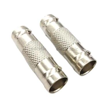 Imagem de Adaptador BNC RCA Macho Fêmea 10pcs Conector De Cabo Coaxial Conversor