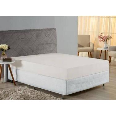 Imagem de Lençol Casal Malha Avulso 100% Algodão Antialérgico Palha