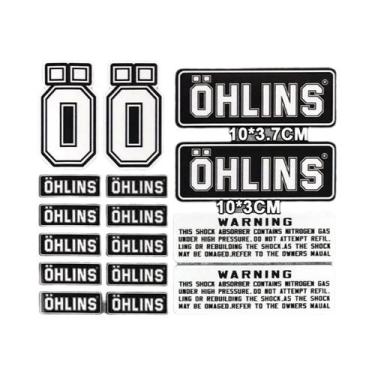 Imagem de Adesivo Refletivo Para Suspensão De Motocicleta OHLINS, Adesivo À Prov