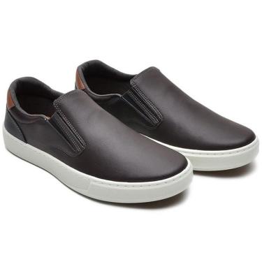 Imagem de Tênis Masculino Ixória Casual Slip-on  Fly Café