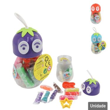 Imagem de Massinha de Modelar 14 Peças no Boneco - Tudo em Caixa