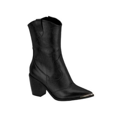 Imagem de Bota Feminina Western Vizzano Cano Médio-Feminino