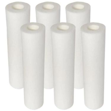 Imagem de Kit 6 Refil Polipropileno Filtro Cavalete, Caixa D`Água E