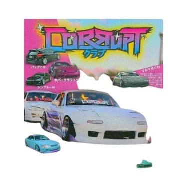 Imagem de Capa De Revista De Carros De Corrida Japoneses Vintage, Arte Em Tela, 