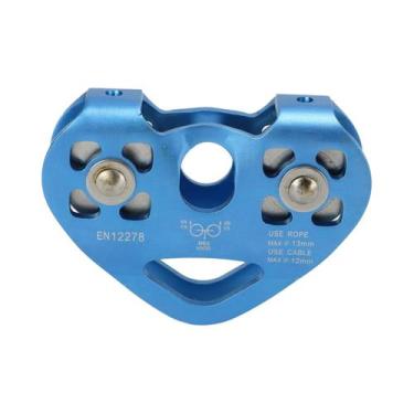 Imagem de Polia De Escalada Em Alumínio 30KN Em Formato De Coração Para Tirolesa