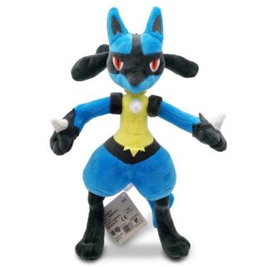 Imagem de Pokémon Lucario de Pelúcia 30cm - Riolu Evolution