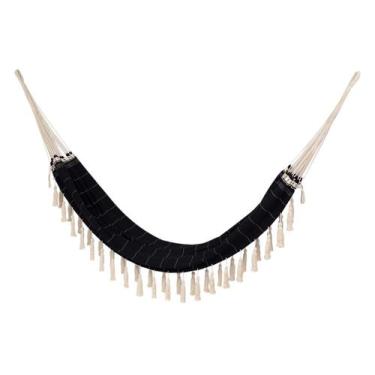 Imagem de Rede com Tassel Noturna Preta - Westwing Collection, Preto