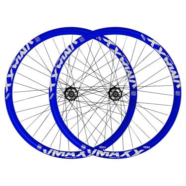 Imagem de Par Roda Aro 26 Vzan Vmaxx Neon Para Freio a Disco Cubo Rosca