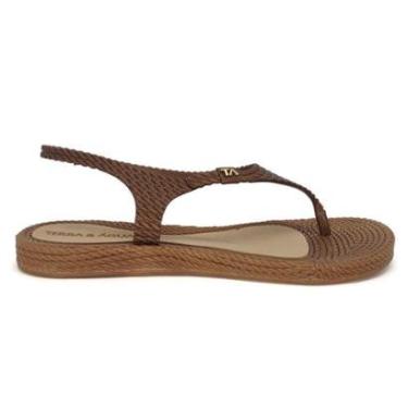 Imagem de Sandália Terra e Água Rasteira Feminina Casual Leve 260602-Feminino