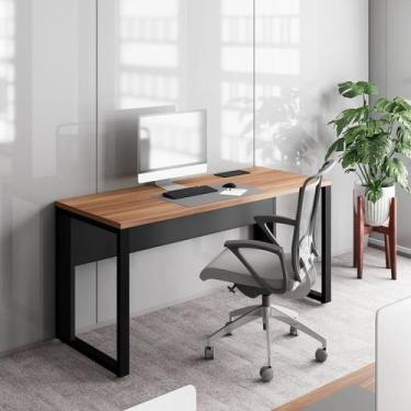 Imagem de Escrivaninha Mesa Escritório Diretor com Caixa de Tomadas 150cm Indust