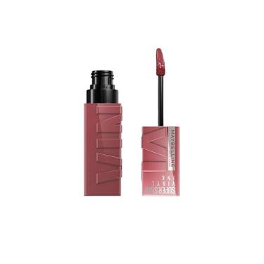 Imagem de Maybelline NY SuperStay Vinyl Ink Batom Líquido, Longa Duração, Acabamento Vinil Espelhado e Efeito Gloss, Brilho Instantâneo, Conforto para os Lábios, Fórmula Vegana, Cor Witty 4,2ml