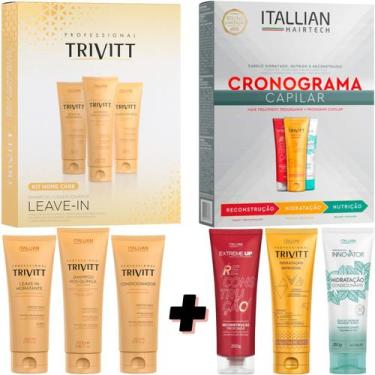 Imagem de Kit Home Care Trivitt com Leave In + Cronograma Capilar - Itallian Hai