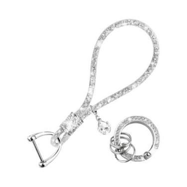 Imagem de Chaveiro De Pulso Com Strass Para Professores, Suporte De Chave De Car