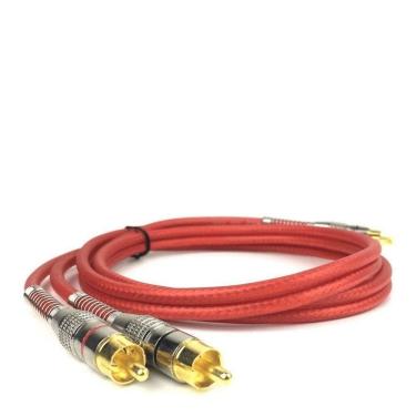 Imagem de Cabo Rca Macho X Macho Technoise 400 Pro 5mm Vermelho 1m