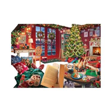 Imagem de Quebra-Cabeça De Madeira De Natal Para Adultos 120 300 500 1000 Peças 