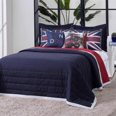 Imagem de Kit Colcha Cobre Leito Matelado Casal Queen Size 7 peças Future - Davy