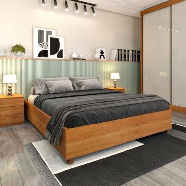 Imagem de Cama Box Casal Queen - Mônaco-cinamomo - Tcil Móveis