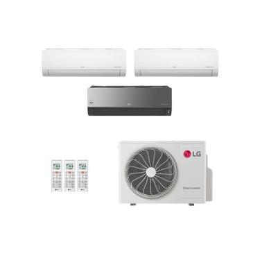 Imagem de Ar-Condicionado Multi Split Inverter LG 36.000 (2x Evap HW 12.000 + 1x Evap HW Artcool 18.000) Só Frio 220V