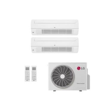 Imagem de Ar-Condicionado Multi Split Inverter LG 30.000 (1x Evap Cassete 1 Via 7.000 + 1x Evap Cassete 1 Via 24.000) Só Frio 220V