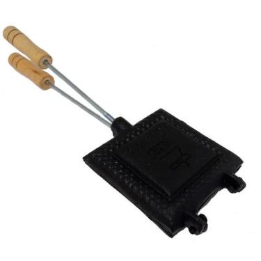 Imagem de Sanduicheira Ferro Fundido Misteira Pão De Forma Prensa - UNIÃO