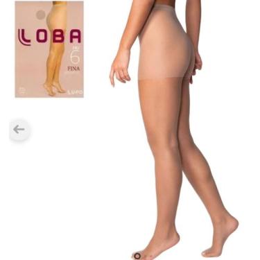 Imagem de Meia Calça Fina Lupo Loba Fio 6 Invisível 5870-002, Pó de arroz, GG