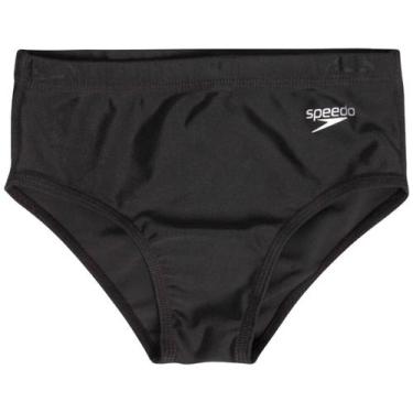 Imagem de Sunga Infantil Speedo Solid Lycra Xtra Life Natação Menino -, Preto, 6