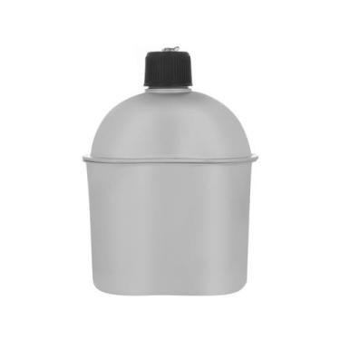 Imagem de Cantil de Alumínio EchoLife com Capa e Copo Verde Oliva, Verde