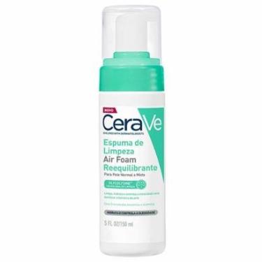 Imagem de Espuma de Limpeza Facial CeraVe Air Foam Reequilibrante 150ml-Unissex