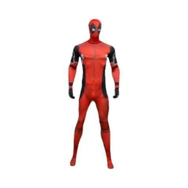 Imagem de Fantasia Deadpool Para Adultos E Crianças 2025, Macacão De Super-Herói
