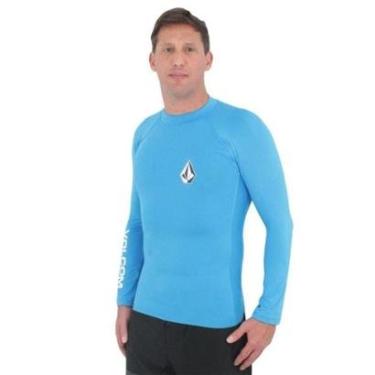 Imagem de Camiseta para Surf Volcom Lido Solid Manga Longa-Unissex