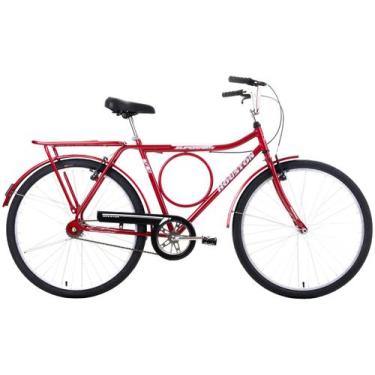 Imagem de Bicicleta Houston Aro 26 Super Forte Vermelho, 26", Vermelho, 21"