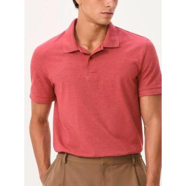 Imagem de Camisa Polo Hering N3A7 Masculina Malha em Algodao T. P/EXG, M, Mpm, R